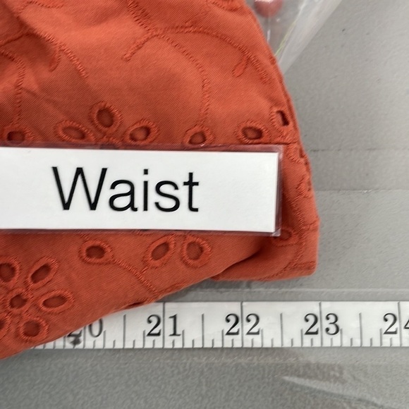 Ryegrass Tank Top NWT Embroidery Floral Halter Foxtail Orange Sz XX Large XXL - Picture 16 of 17